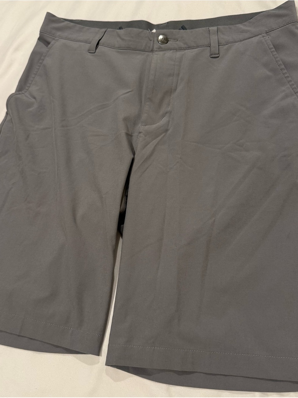 Adidas Men's Gray Performance Golf Shorts